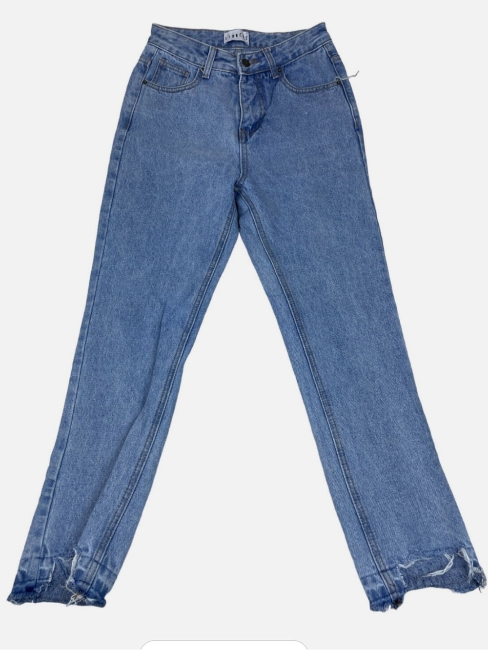 Lioness Women's Jeans Classic High-Waist Light Blue Size 28" Waist